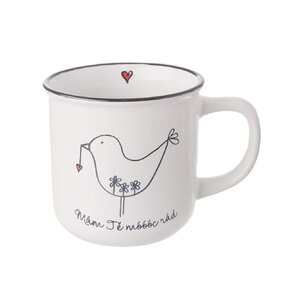 Hrnček Bird Mám tě rád/a 0,37 l