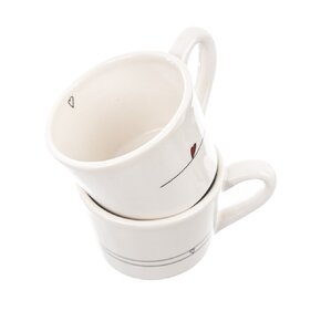 Hrnček SRDIEČKA linky 0,23 l 2 ks