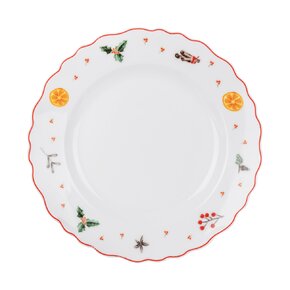 Plytký tanier VÔNA VIANOC pr. 24,5 cm