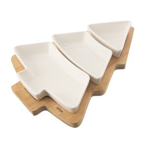 Servírovacie misky s táckou WHITELINE