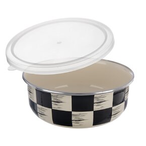 Miska ŠACHOVNICA Lem s vekom pr. 17 cm