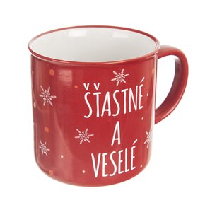 Hrnček VLOČKA Šťastné a veselé 0,51 l