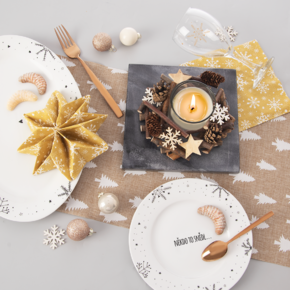 Dezertný tanier VLOČKA pr. 20 cm