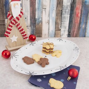 Servírovací tanier VLOČKA 35x23,7 cm