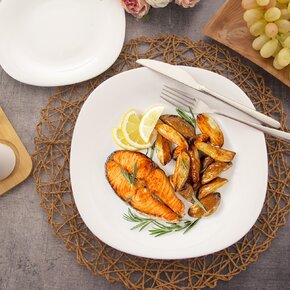 Plytký tanier LUNA 26,5x26,5 cm