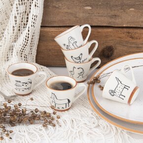 Hrnček STATOK sliepka espresso 0,07 l