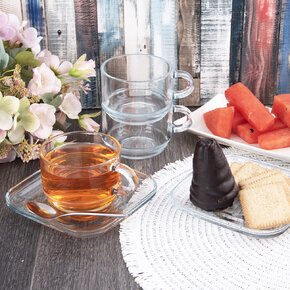 Hrnček s podšálkou Cozy 0,27 l 6 ks