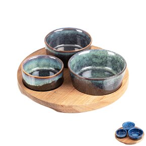 Servírovacie misky s táckou