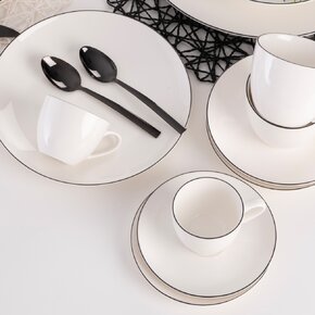 Hrnček s podšálkou Decora espresso 0,1 l 2 ks