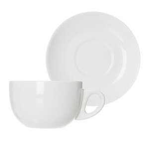 Hrnček s podšálkou MONA jumbo 0,38 l 2 ks