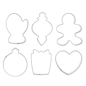 Vykrajovačky Vianočná ozdoba 6 ks