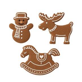 Vykrajovač zima sada 3 ks