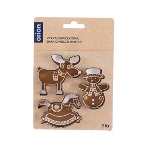 Vykrajovač zima sada 3 ks
