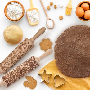 Valček na cesto Motiv d. 20 cm