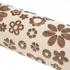 Valček na cesto KVET 20 cm