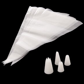 Cukrárske vrecko 35 cm s špičkami, sada 8+4
