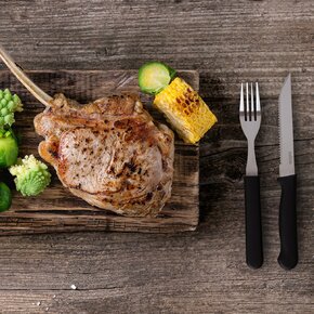 Steak set nôž s vidličkou
