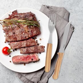 Steak set nôž s vidličkou