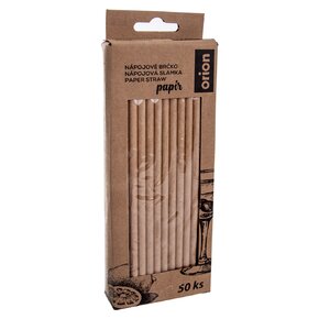 Nápojová slamka NATURE 50 ks