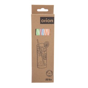 Nápojová slamka opakované použitie 50 ks