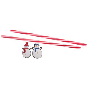 Nápojová slamka opakované použitie SNEHULIAK 6 ks