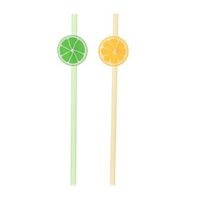 Nápojová slamka opakované použitie LIMEPOP 6 ks