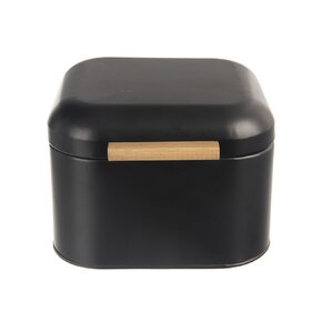 Chlebník 21,5x20x14 cm BLACK