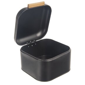 Chlebník 21,5x20x14 cm BLACK