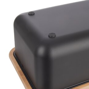 Chlebník BLACK 40x23x13 cm