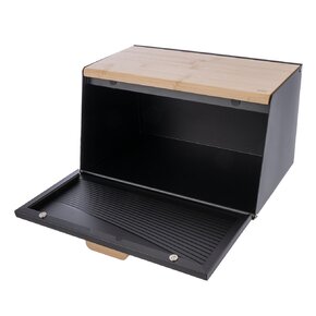 Chlebník BLACK 35,5x21,5x21 cm
