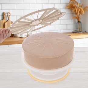 Šablóna na označenie rezov torty obojstranná 10/12