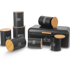 Dóza MÚKA BLACK pr. 13 cm