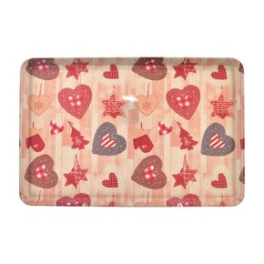 Servírovacia tácka SRDCE 35x23 cm