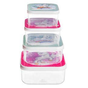 Box na desiatu jednorožec 4 ks