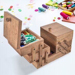 Kazeta na šitie MANGO rozkladacia 30,5x20x21 cm