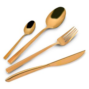 Jedálenské príbory Gold 24 dielov