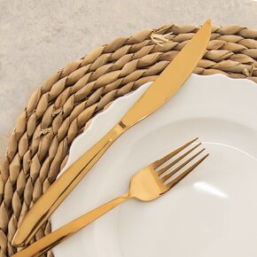 Jedálenské príbory Gold 24 dielov