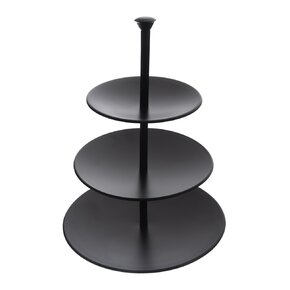 Servírovací stojan BLACK 3 poschodia