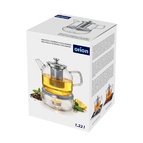 Kanvica s filtrom a stojanom 1,22 l