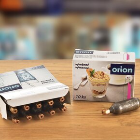 Bombička N2O šľahačka 10 ks plná DELA