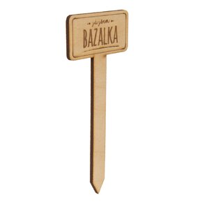 Zápich do kvetináča bazalka