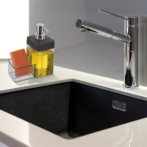 Dávkovač saponátu GREY s organizérom 0,56 l