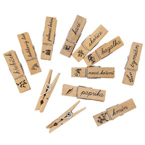 Štipce korenie 12 ks