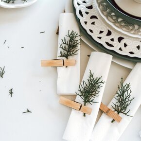 Dekoračné štipce 12 ks