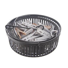 Bielizňové štipce v košíku 50 ks