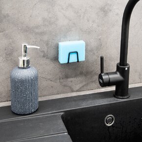 Háčik-držiak samolepiaci BLACK 2 ks