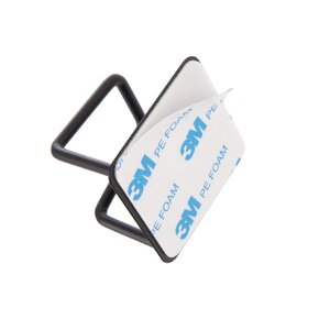 Háčik-držiak samolepiaci BLACK 2 ks