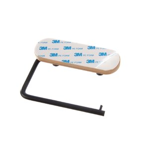 Držiak toaletného papiera samolepiaci BLACK