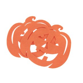 Podtácka Halloween tekvica 4 ks