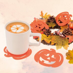 Podtácka Halloween tekvica 4 ks